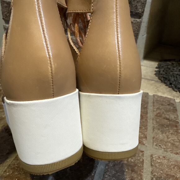 Sorel Cameron Flatform Lace-Up Wedge Sandals Size 9.5 - Picture 6 of 16